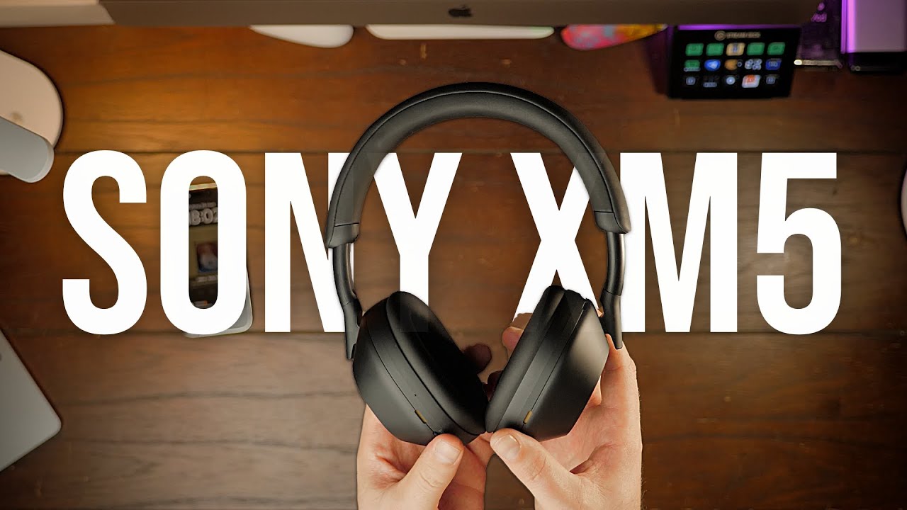 Навушники Sony WH-1000XM5 (White) video preview
