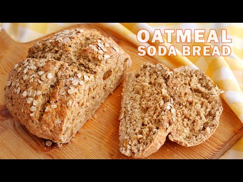 [No Yeast] Easy Soda Oatmeal Bread - You Can Make This Recipe Every Day