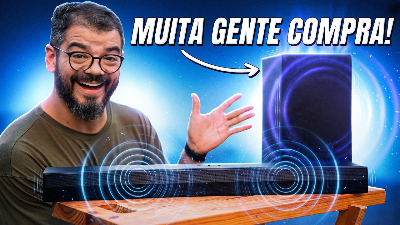 Miniatura da avaliação em vídeo de Soundbar LG S40T 300W Bluetooth
