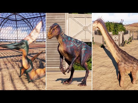 ALL DINOSAURS (Late Cretaceous Pack DLC) - Jurassic World Evolution 2