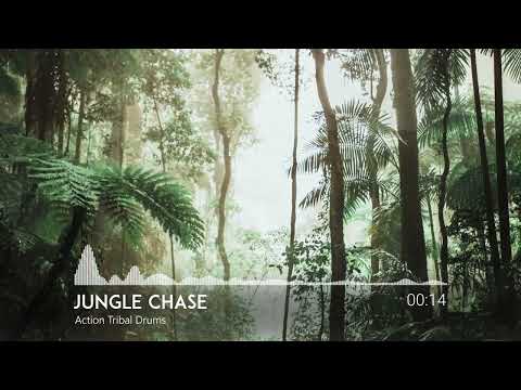 Jungle Chase - Action Tribal Drums | Upbeat Percussion Royalty Free Music for Trailers and Films
