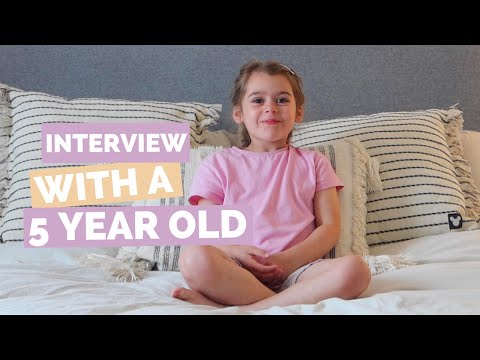 interviewing my 5 year old