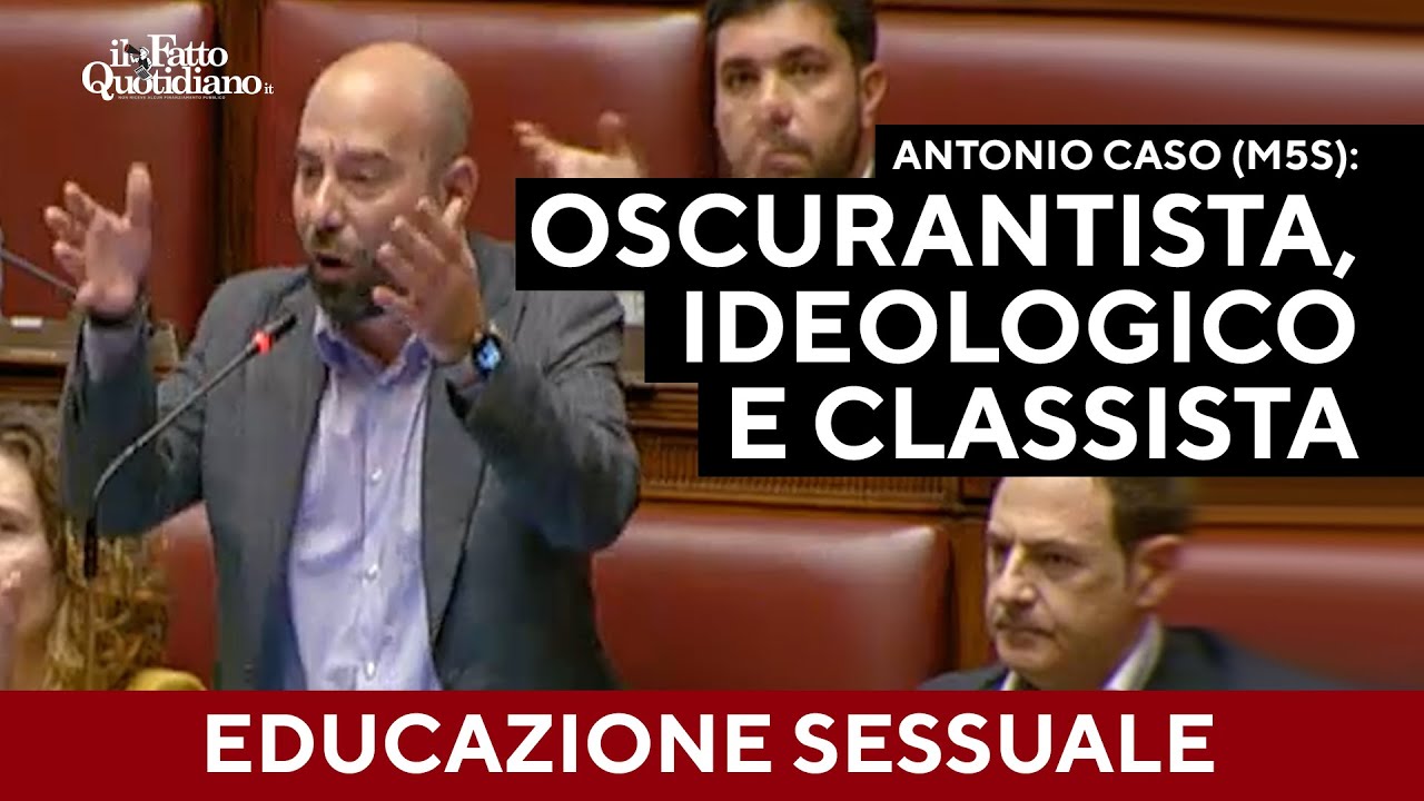 Caso (M5S): "Divieto di educazione sessuale? Provvedimento ideologico, oscurantista e classista"