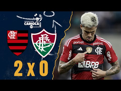 FLAMENGO 2 X 0 FLUMINENSE - MELHORES MOMENTOS (Carioca 2023)