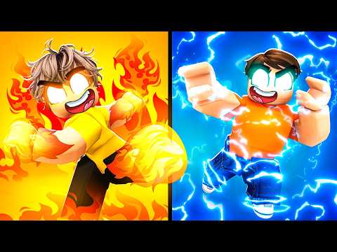 Roblox but we have ELEMENTAL POWERS!