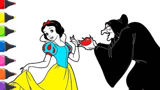 Pamuk Prenses ve Yedi Cüceler Masalı Cadı Boyama Renkleri Öğreniyorum Çocuk Şarkısı