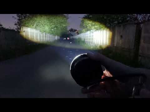 Светодиодная фара 20W - Ближнего света ровная СТГ с ДХО + Поворот, 4420W DHO