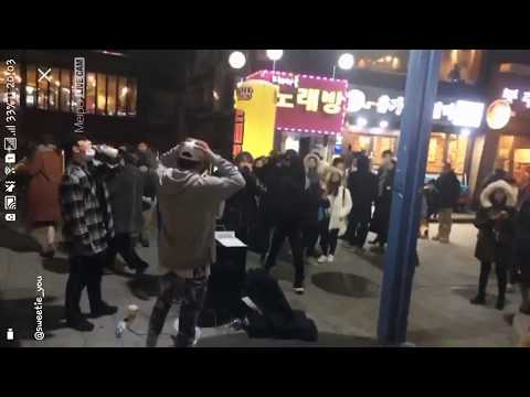 [180109] DOB 디오비 Hongdae 🔥 MIC DROP - BTS 📢☄️