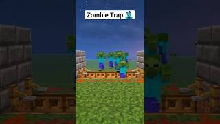 Minecraft Easy Zombie Trap🧟 #shorts