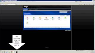 How to manipulate the Citrix window