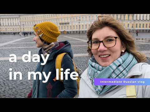 LEARN RUSSIAN WITH ME. Everyday vocabulary in context and slow natural conversation with subtitles
