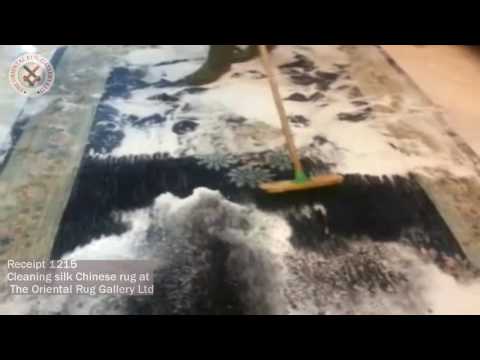 Cleaning silk Chinese rug