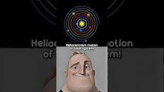 Heliocentric vs Geocentric models of Solar system! #shorts #space #virall #earth