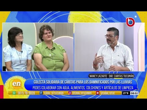 Cáritas activa una colecta por las inundaciones en Concepción
