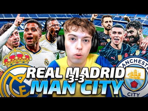 DAVOO XENEIZE REACCIONA A REAL MADRID 3 MANCHESTER CITY 3 (2024) - CHAMPIONS LEAGUE