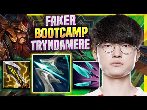 FAKER DESTROYING IN EUW SOLOQ WITH TRYNDAMERE! - T1 Faker Plays Tryndamere MID vs Kassadin!