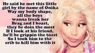 French Montana - Freaks ft. Nicki Minaj (Lyrics On Screen)