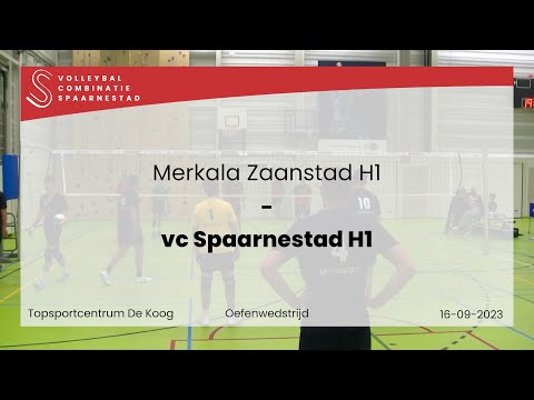 16 Sep 23 - Merkala Zaanstad H1 vs vc Spaarnestad H1 (Oefenwedstrijd)