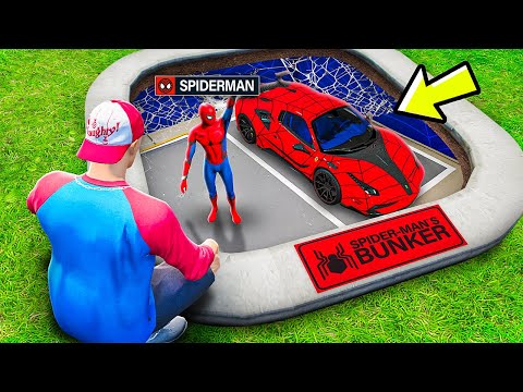 Ich FINDE den GEHEIMEN SPIDERMAN BUNKER in GTA 5!