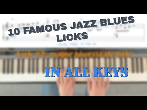 10 Famous Jazz Blues Licks