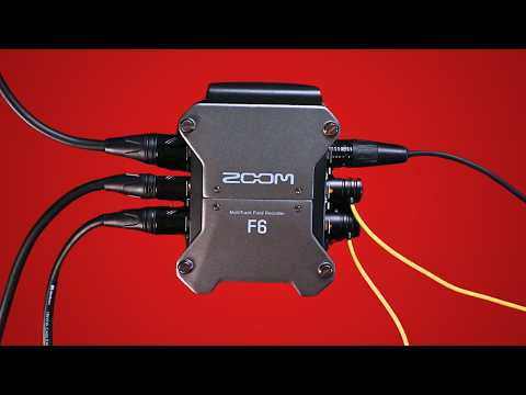 ZOOM F6 Live Podcast Multitrack Field Recorder with Software & App image 6