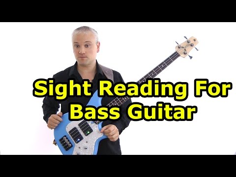 Sight Reading Music For Bass Guitar - YouTube