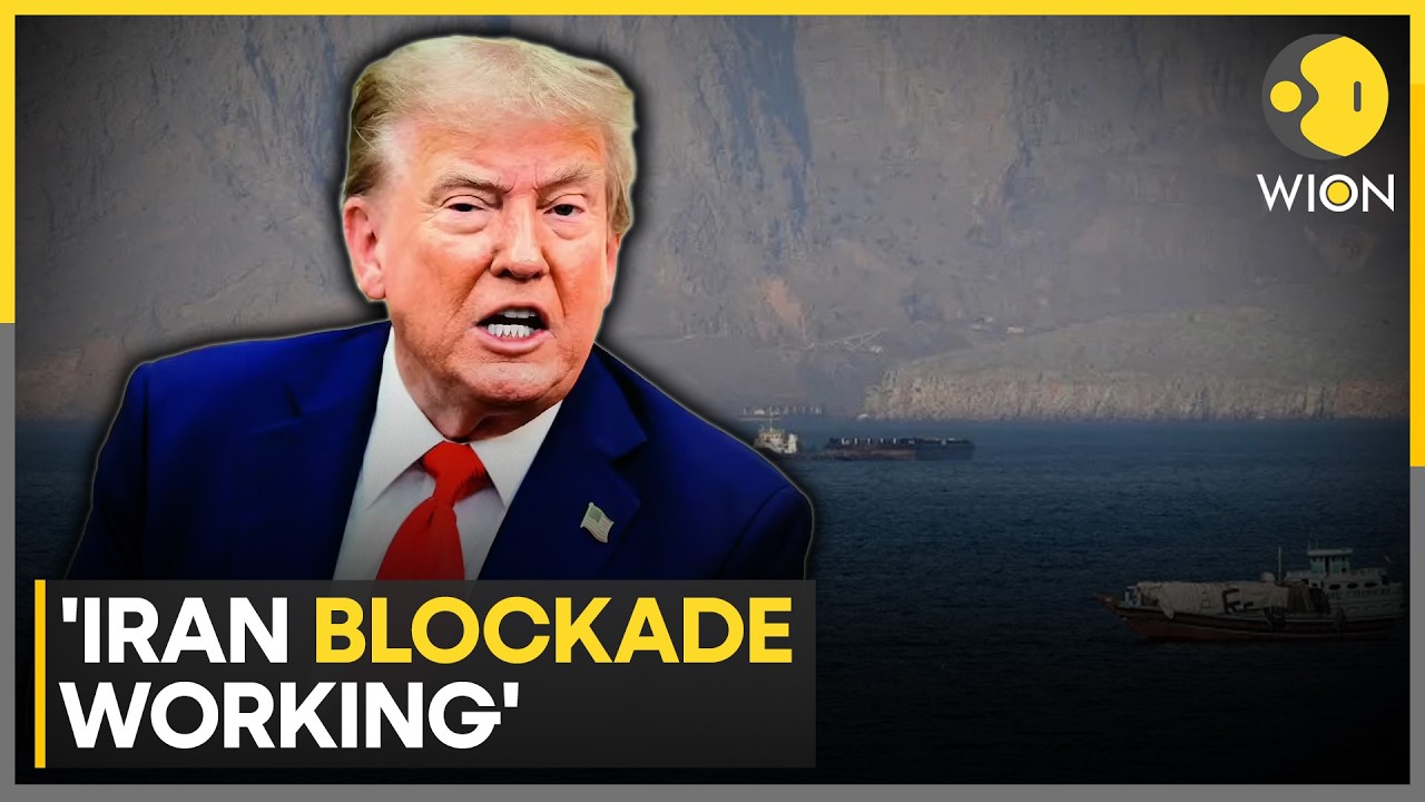 US-Iran War: Donald Trump Says Iran Blockade Working | WION News