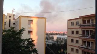 preview picture of video 'Incendio en urbanización Niza en San Juan de Alicante'