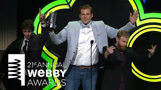 Cave Comedy Radio's 5-Word Speech at the 21st Annual Webby Awards