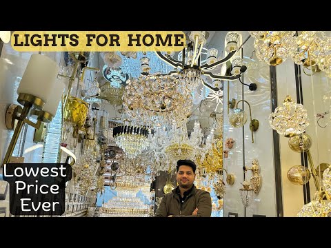 Wall Lights and Chandeliers at Lowest Price From Biggest Importer & Manufacturer in Bhagirath Palace