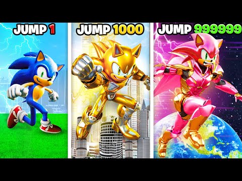 Sonic Upgrades With EVERY JUMP In GTA 5!