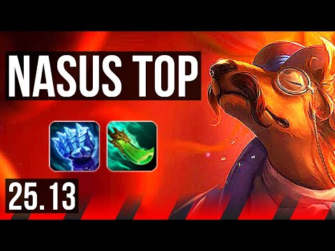 NASUS vs FIORA (TOP) | 9/0/2, Legendary | KR Master | 25.13