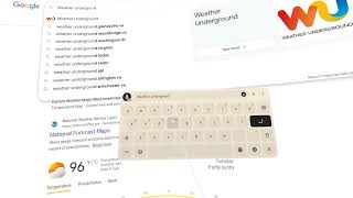Weather Underground on Google first result when asking for current US temperature