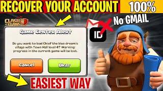 Recover Clash of Clans Account After Update 2024 - No Gmail or Supercell ID!