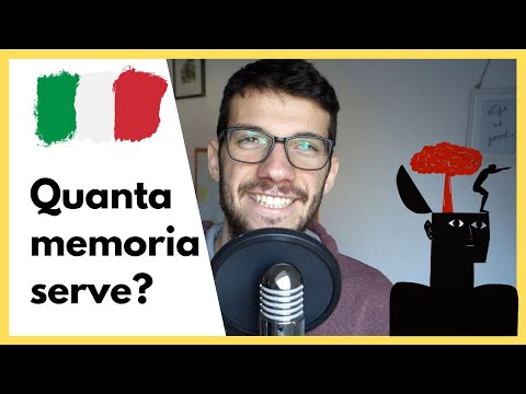 Quanta Memoria serve per Studiare la Lingua Italiana? (Sub ITA)