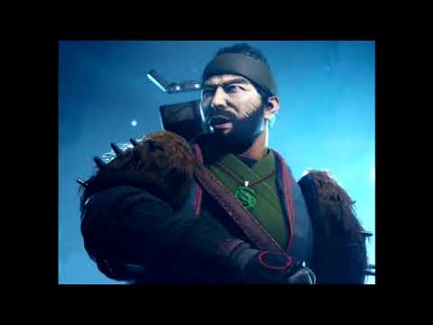 Funny blue man has drip