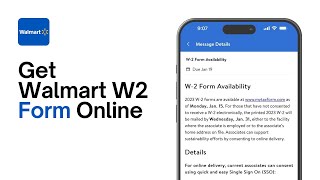 How to Get Walmart W2 Form Online (Tutorial)