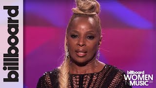 Mary J Blige Accepts Icon Award &amp; Vows to Fight For Every Woman at Billboard&#39;s Women in Music 2017