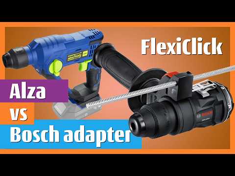 Bosch GFA 12-H FlexiClick Adapter SDS plus 12V rotary hammer vs Alza Tools CRH 20V #boschtools