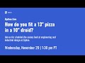 How Do You Fit A 13 Pizza In A 10 Droid