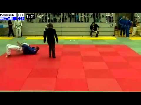 Judo U18 SM 2014: P18-66: PAKONEN - HUOTARI