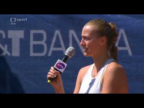 Petra Kvitova´s thanks speech at Prague Open 2018 - ENGLISH SUBTITLES