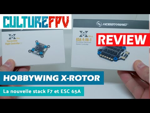 Nouvelle Stack Hobbywing X-rotor | FC F7 et ESC 65A