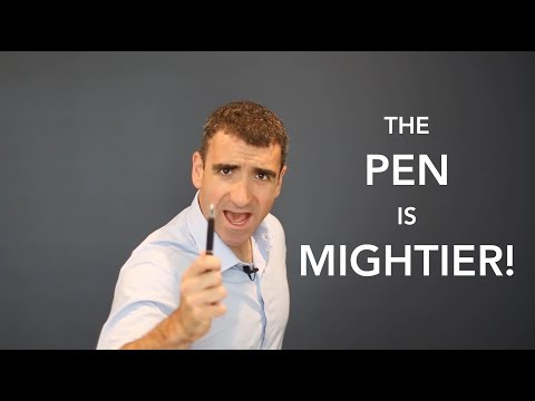 The PEN is MIGHTIER! Write handwritten notes!