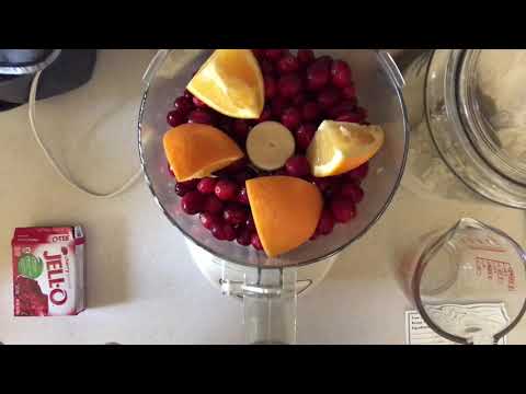 No Cook - Super Quick - Cranberry Orange Relish