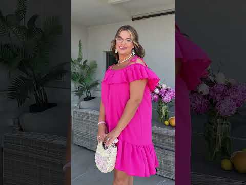 Летнее мини-платье "разлетайка" с воланами и с завязками на открытых плечах, батал большие размеры - фото 1 - id-p2666115802