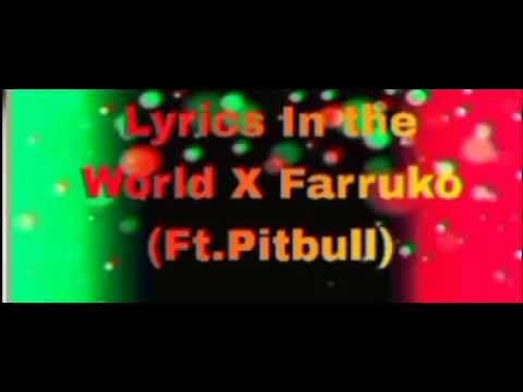 Lyrics In the World & IAmChino X Farruko (Ft.Pitbull) - Pepas (Remix) (Official Audio)