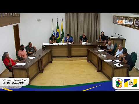 Transmissão da 12ª sessão ordinária da Câmara Municipal de Rio Bom-PR - 29/04/2024