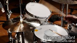 Video thumbnail for Meinl Cymbals B13SH-B Byzance 13" Brilliant Serpents Hihat (with Brilliant Top) by MEINL Cymbals - Official Product Videos