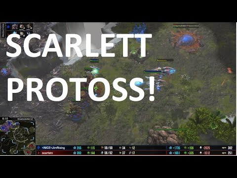 Starcraft 2 - Offrace Pro! - PvZ - Scarlett vs JimRising on Dreamcatcher
